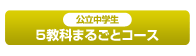 公立中学生 5教科まるごとコース